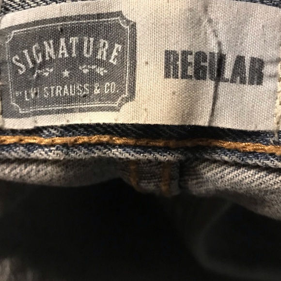 Levi Strauss signature regular Fit jeans size 40x30 Preowned - Picture 6 of 7